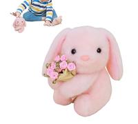 Rabbit Plush Doll | Cute Home Decor Rabbit Pillow | Valentine's Day Plush Bunny Throw Pillow - for Shelf Table Study Nursery Girlfriend Wife Friend Sister Daughter Kid Boys