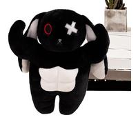 Rabbit Plush, Muscle Bunny Toy, Scary Standing Doll, Soft Huggable Pillow Design, Ideal for Christmas, 11.81x5.91x4.72 Inches, Bed, Sofa, Desk, Car, for Kids, Boys, Girls, Adults, Women