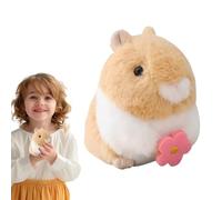 Rabbit Plush Toy - Cute Bunny Hamster, Interactive Motion Tail Pull String Design With Soft Fabric | Aesthetic Bedroom Decor For Birthday Parties Childrens Day Holiday Playtime Celebration Indoor Use