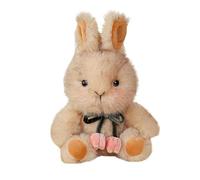 Rabbit Plush Toy - Decor Stuffed Animal, Realistic Soft Rabbit Plush for Huggable Comfort, Ideal for Boys Girls Kids, Home Office Use, Christmas Birthday Present for Family and Friends