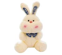 Rabbit Plush Toy - Soft Stuffed Animal, Huggable Cuddly Plus h, Lightweight Decorative Toys, Durable Cute Bunny Doll | For Kids Girls Boys Bedroom Nursery Gift Collectible Home Decor Playtime