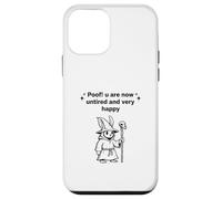 Rabbit Poof! u are now untired and very happy Funny Case for iPhone 12 mini