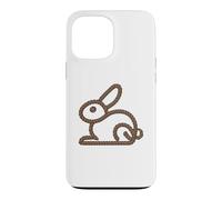 Rabbit Rope Design for Active Bunnies and Pets Case for iPhone 13 Pro Max