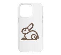 Rabbit Rope Design for Active Bunnies and Pets Case for iPhone 15 Pro Max