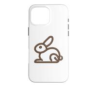Rabbit Rope Design for Active Bunnies and Pets Case for iPhone 16 Pro Max
