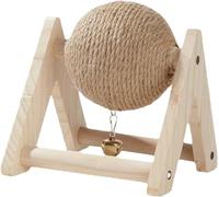 Rabbit Scratch Ball, Bunny Scratcher, with Ball Lightweight, with Bell Durable, for Kitty Chinchilla Bunnies