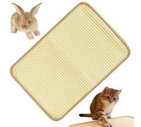 Rabbit Scratching Pad, Safe Chewing Experience, 40x60cm, Bunny Scratch Mat, Rabbits Nail Scratcher, Positive Behavior Shaping, For Cage Hutch Floor Resting Biting Sleeping Nesting
