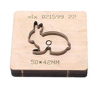 Rabbit Shape Leather Metal Cutting Die, Alloy Steel DIY Punch Cut Mold for Leather Craft, Precision Die Cut Tool with Clean Edges for Wallets Belts Cardboard and More