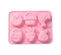 Rabbit Silicone Baking Mold 3D Dessert Craft Casting Tool for Soap