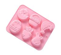 Rabbit Silicone Candle Mold, Non-Stick Mould for Crafts, DIY Handmade Silicone Baking Mould for Sweets and Sweets, Sturdy Easter Mould for c