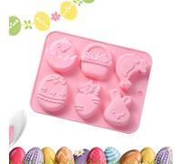 Rabbit Silicone Mold, Easter Silicone Molds, 3D Fruit Shaped Ice Molds, Non-Stick Dessert Molds for Baking Chocolate, Jelly, Pastry, Ice Soap