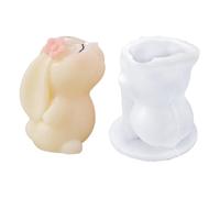 Rabbit Silicone Mold | Home Decoration with 3D Silicone Standing | Rabbit Candle Making Mold | For Birthday Party Office Home Room Desk School Bedroom Apartment