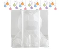 Rabbit Silicone Mould - Adorable 3D Bunny Shape Geometric Facets Handmade Flexible Non-Stick Durable Heat Resistant Food Safe Creative Casting Mould Craft