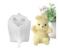 Rabbit Silicone Mould - Flexible Rabbit Baking Mould | Creative Kitchen Tool For Easter, Birthday, Mother's Day | Easy Release Mold For Cakes And Chocolate Treats Fa