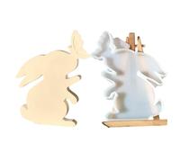 Rabbit Silicone Mould - Non-Stick Bunny Mold, Design and Non-Stick for Home Decoration, Easter, Spring, Resin, Soap, Plaster