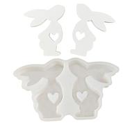 Rabbit Silicone Mould - Seasonal Easy Release Tool | Cute Easter Mould for Easter Candle Crafts Students Adults Men Women Birthday Party
