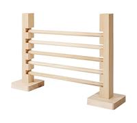 Rabbit Sports Obstacle - 32.5 x 7 x 21.2 cm with Obstacle Game Activities, Pine Wood Toy, Height Adjustable, Promotes Movement Training Rabbit Chinchilla Pet Enclosure