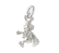 Rabbit sterling silver charm .925 x 1 Bunny Rabbits Hare Hares charms