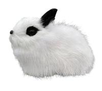 Rabbit Stuffed Doll | Realistic Plush Rabbit Tabletop Model - Soft Sleeping Companion, Stuffed Bunny Doll for Living Room Bed Shelf Nursery Bedroom Study Couch Sofa Table