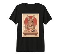 Rabbit Sushi Anime Vintage Japanese Food Lover Kawaii Premium T-Shirt