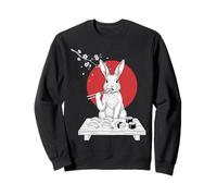 Rabbit Sushi Anime Vintage Japanese Food Lover Kawaii Sweatshirt