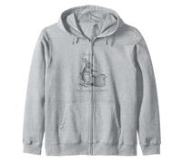 Rabbit That's it You're going in the Soup Funny Zip Hoodie