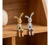 Rabbit-Themed Accent Piece for Creating Restorative Corners in Home Offices Living Rooms Bedrooms or Reading Nooks (C)