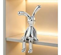 Rabbit-Themed Accent Piece for Creating Restorative Corners in Home Offices Living Rooms Bedrooms or Reading Nooks (B)