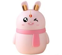 Rabbit-Themed Automatic Toothpick Dispenser for Household Use with Balanced Form Factor and Smooth Dispensing Motion (Lucky Cat (Pink)