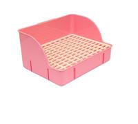 Rabbit Toilet Plastic with Heightened Chassis Narrow Bottom Net Elevated Base Raised Platform Optimized Mesh Flooring Effortless Cleaning Mechanism Automatic Waste Segregation Quick-Emptying Easy Rins