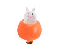 Rabbit Toy Toy Easter Stress Interactive Easter Carrot Rabbit Gifts For Children 6 Cm (Rose Gold, One Size)