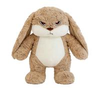 Rabbit Toys, Easter Gifts Long Ears Rabbit Doll, 30/40/60cm Handmade Plush Long Ears Soft Rabbits Cuddly Toy for Kids Adult, Large Bunny Hug Easter Gifts for Kids Family Friend (B02-Brown-30CM)