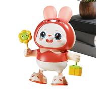 Rabbit Toys for Kids - Singing Dancing Animal 48 Songs - Electric Interactive Easter Bunny Toy - for Head Lifting Training Boys Girls Children Kids Nursery Bedroom Bookshelf Kindergarten