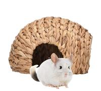 Rabbit Tunnel Hideaway - Hand Hero, Hay Mat for Home | Comfortable Chew Toy Cattail, Hedgehog Hamsters, Pigs, Small Pets, Perfect for the Home