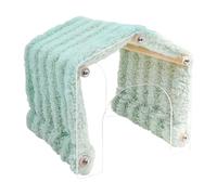 Rabbit Tunnel House - Soft Plush Indoor with Acrylic Door Home Decoration for Small Animals | Hedgehog Chinchilla Hamster Nibble Rest Play Sleeping Pet Cage