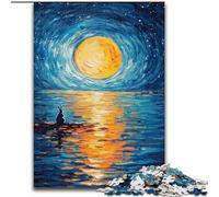 Rabbit Under The Moon Puzzles for Adults And Teenagers, for Age 14 Years And over Stress Relief Christmas Game Presents for Women (26x38cm)