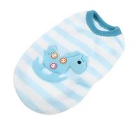 Rabbit Vest Harness Warm Coral Fleece for Rabbits and Guinea Pigs | Blue Small PET Outfit, Lightweight Fit, Comfortable Wear, Beautiful Generous Style, 0.5-1kg