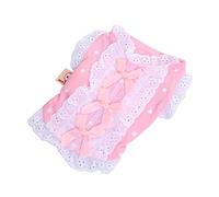Rabbit Vest Outfits for Girl Puppy Accessories Shirt for Sweaters for Puppy Clothes Dresses Pet Accessory Hoodies Lace S (Pink M)