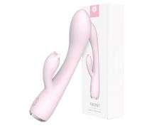 Rabbit Vibrator, 9 Modes Vibrating Thrusting Dildo G Spot Vibrators, Dual Motor Stimulator Womens Sex Toys for Clitoris G Spot Stimulation, Quiet Female Vibrater, for Male Women Or Couple Fun