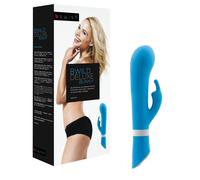 Rabbit vibrator B Swish Bwild Deluxe in blue color, Length 150 mm, Width 350 mm, Department WOMEN