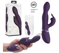 Rabbit Vibrator VIVE Niva 360degrees Rabbit Purple Silicone, ABS Female