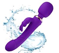 Rabbit Vibrator Womens Sex Toys for Couples 10 Modes Wiggling Vibrating Thrusting Dildo G Spot Vibrators for Woman Clitoral Stimulator Female Sex Toy Adult Toys Wand Vibrater