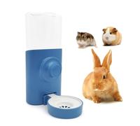 Rabbit Water Bottle [Blue, 600ml/21oz] Hanging Water Dispenser Feeder Cage Crate Hutch Bunny Puppy Cat Chinchilla Ferret Guinea Pigs Squirrel Hedgehog