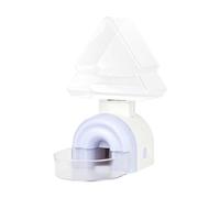 Rabbit Water Bottle Pig Water Bottle 520ml Hanging Automatic Dispenser Drip Water Bowl For Cage YzM807 (Light Purple, 13.5x9.5cm)