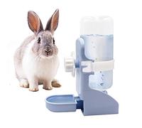 Rabbit Water Bottle Suspension Water Dispenser for Mini Pet Bunny Guinea Pig Chinchilla, 500ml Automatic Water Bottle by Gravity Flow Supply, Prevent Overflow