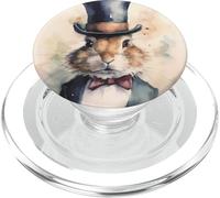 Rabbit With A Top Hat. Rabbit Wearing A Top Hat, Magic PopSockets PopGrip for MagSafe