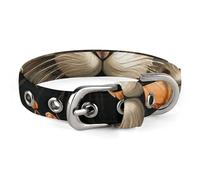 Rabbit with Mushrooms Dog Collar Quick Release Buckle for Easy on Off. Cat Collar - Adjustable Comfortable.Oxford Cloth Pet Collar for Small Medium Dog and Cat.