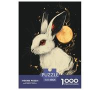 Rabbit1000Pieces JigsawPuzzlesanimal ForAdults Colourful Brainteasing Age12+byth ThemeFlowersandBirds Brainteasing Adults Jigsaw Puzzle 38x26cm/1000pcs
