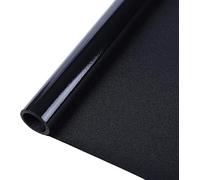 rabbitgoo Blackout Window Film Privacy, Frosted Black, 75x400cm | Black Out Day and Night Glass Sticker Vinyl Covering for Glass Doors, Light Blocking UV Protection Dark