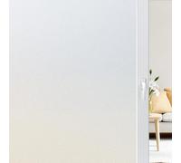 rabbitgoo Frosted Window Film Privacy with New Grid, Matt, 90x200cm
